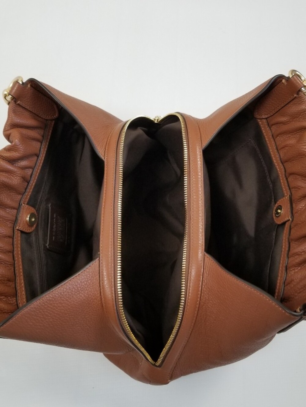 Coach Maya Leather Shoulder Bag C1454 - Picture 7 of 15